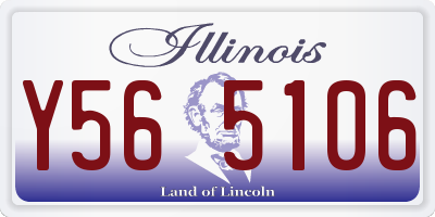 IL license plate Y565106