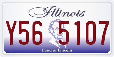 IL license plate Y565107