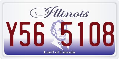 IL license plate Y565108
