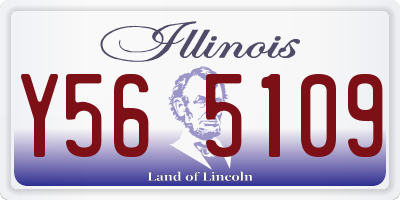IL license plate Y565109