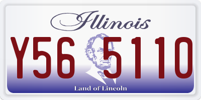 IL license plate Y565110
