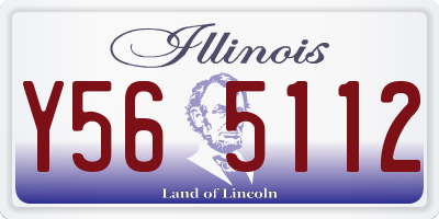 IL license plate Y565112