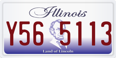 IL license plate Y565113
