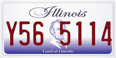 IL license plate Y565114