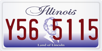 IL license plate Y565115