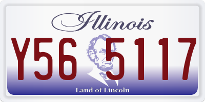 IL license plate Y565117