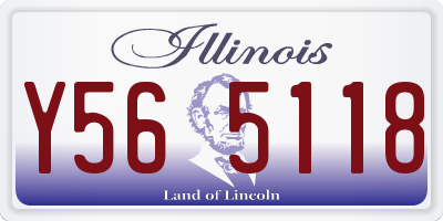 IL license plate Y565118