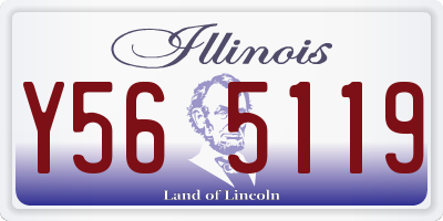 IL license plate Y565119