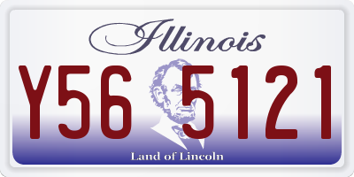 IL license plate Y565121