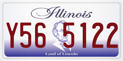 IL license plate Y565122