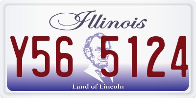 IL license plate Y565124
