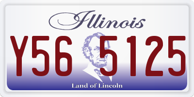 IL license plate Y565125
