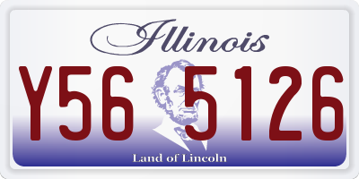 IL license plate Y565126