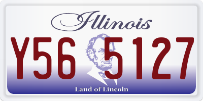 IL license plate Y565127