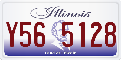 IL license plate Y565128