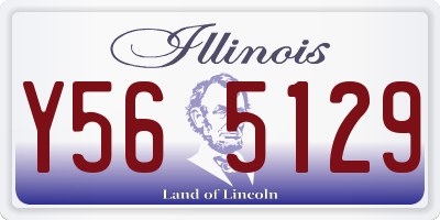 IL license plate Y565129