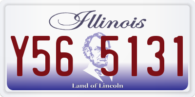 IL license plate Y565131