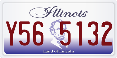 IL license plate Y565132
