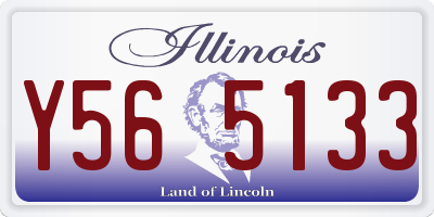 IL license plate Y565133