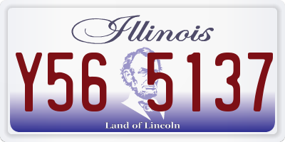 IL license plate Y565137
