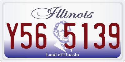 IL license plate Y565139