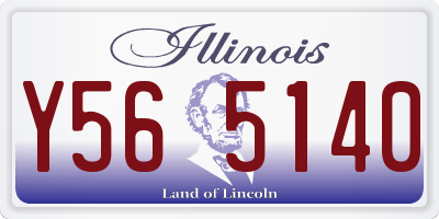 IL license plate Y565140