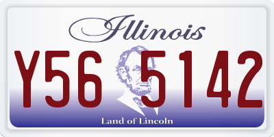 IL license plate Y565142