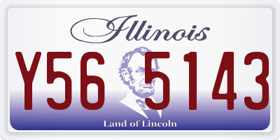 IL license plate Y565143