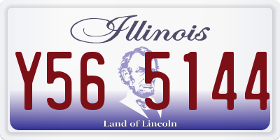 IL license plate Y565144