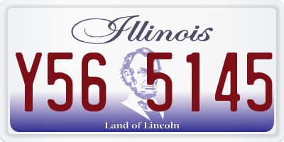 IL license plate Y565145
