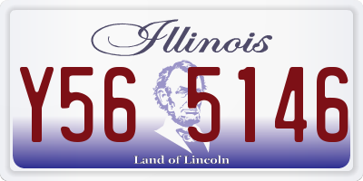 IL license plate Y565146