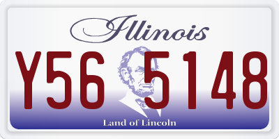 IL license plate Y565148