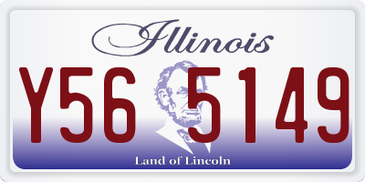 IL license plate Y565149