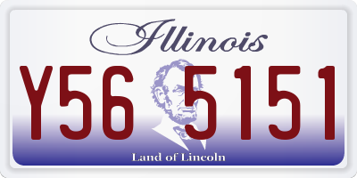 IL license plate Y565151