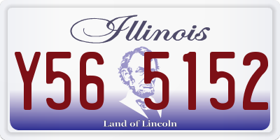 IL license plate Y565152