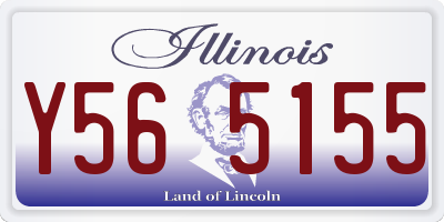 IL license plate Y565155
