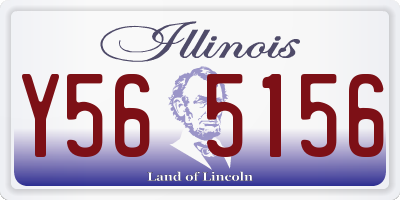 IL license plate Y565156