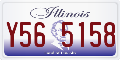 IL license plate Y565158