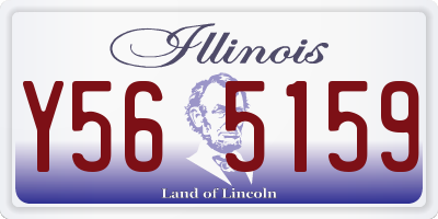 IL license plate Y565159