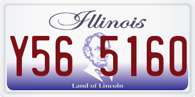 IL license plate Y565160