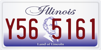 IL license plate Y565161