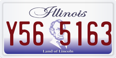 IL license plate Y565163
