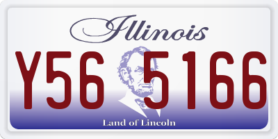 IL license plate Y565166