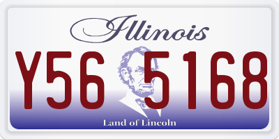 IL license plate Y565168