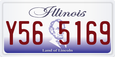 IL license plate Y565169