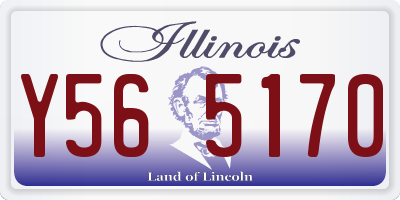 IL license plate Y565170