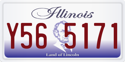 IL license plate Y565171