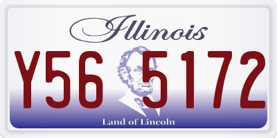 IL license plate Y565172