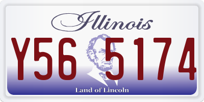 IL license plate Y565174