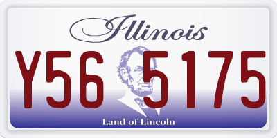 IL license plate Y565175